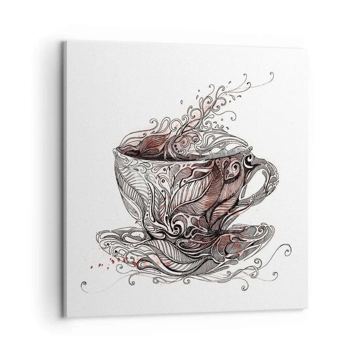 Tablou pe pânză - Ceaiul este bun pentru orice - 50x50 cm