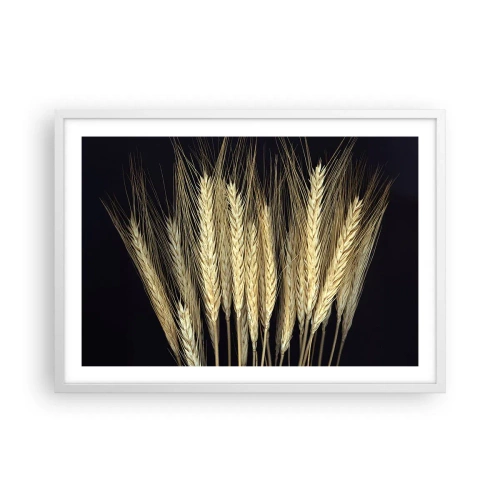 Poster în ramă albă - Magie rustică - 70x50 cm