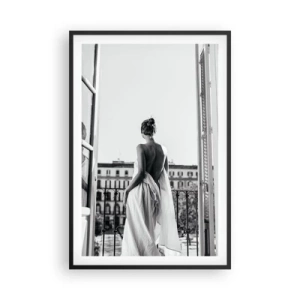 Poster în ramă neagră - Trezirea simțurilor - 61x91 cm