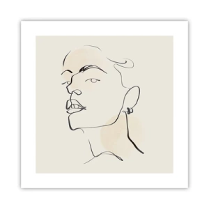 Poster - O privire mândră - 40x40 cm