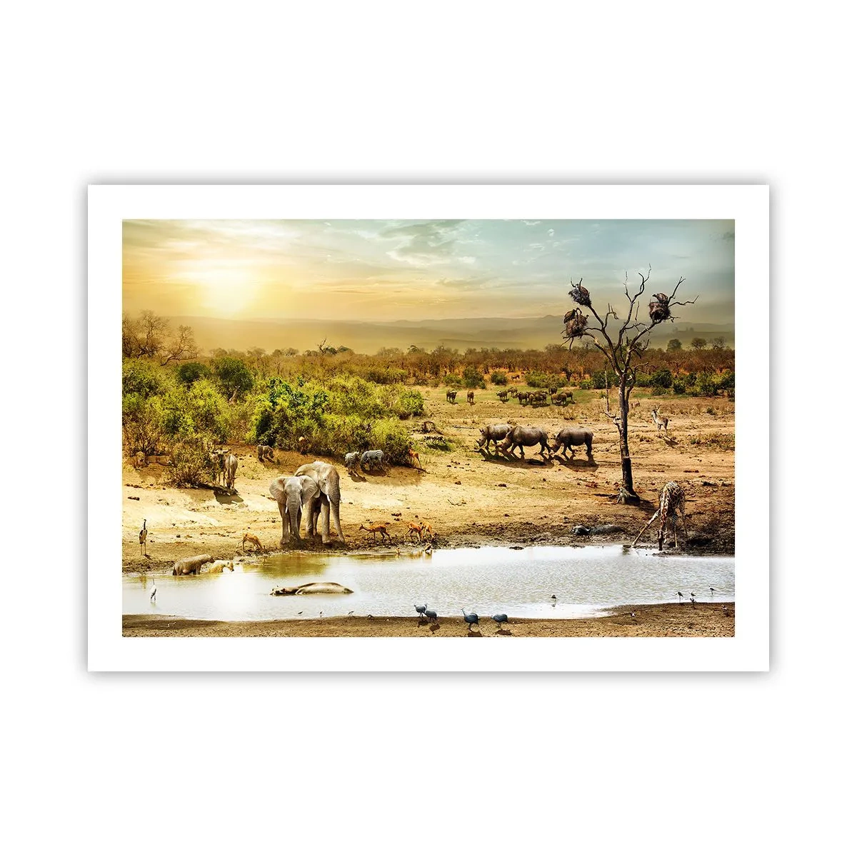 Poster - "Și din Eden curgea un râu..." - 70x50 cm