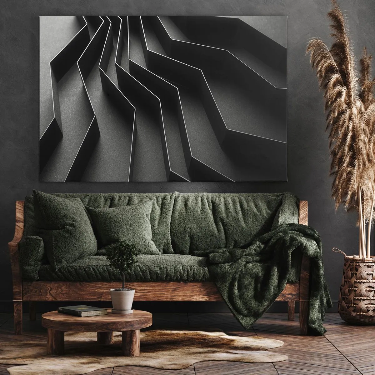 Tablou pe pânză - Ordinea spațială - 120x80 cm
