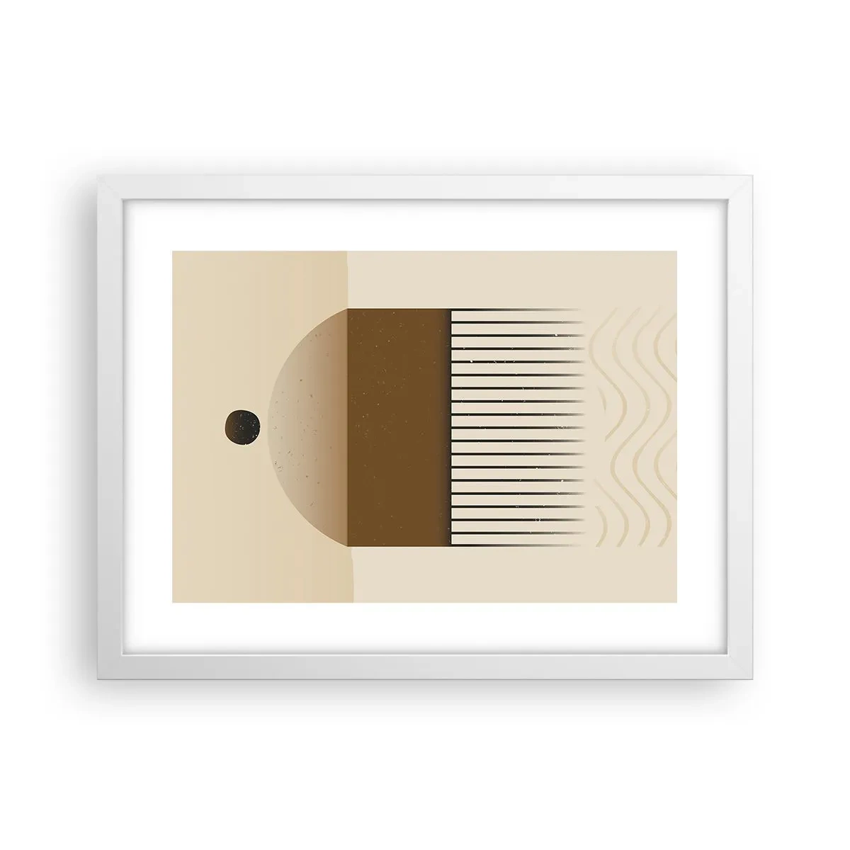 Poster în ramă albă - Stări diferite - 40x30 cm