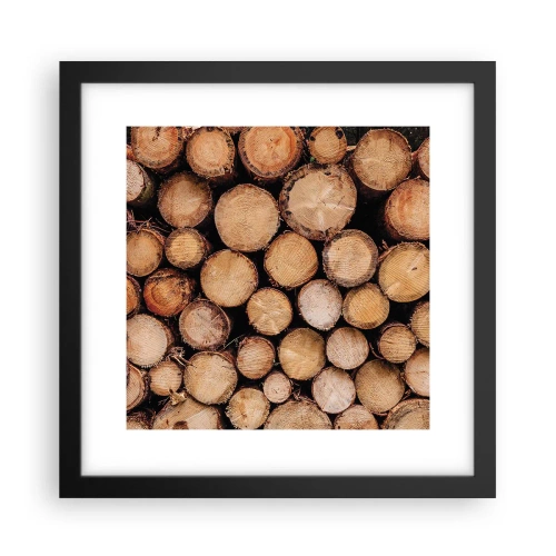 Poster în ramă neagră - Un nou început - 30x30 cm