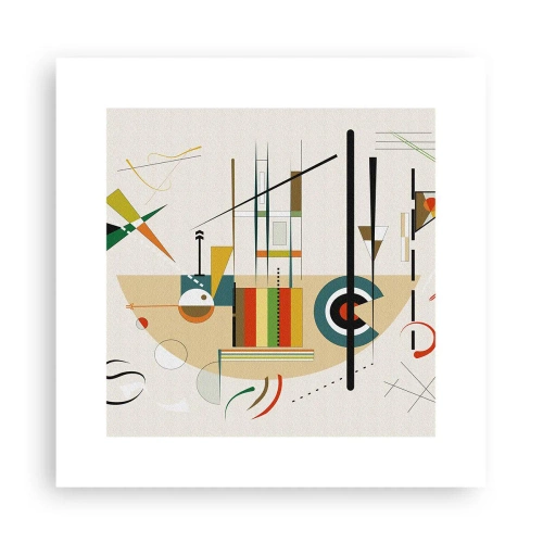 Poster - Și lumea râde - 30x30 cm