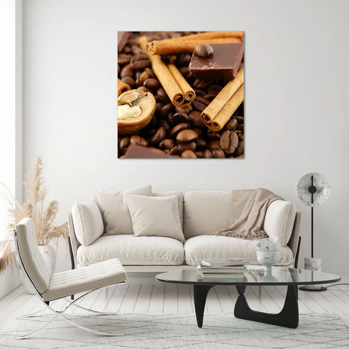 Tablou pe sticlă - Concert de arome - 60x60 cm