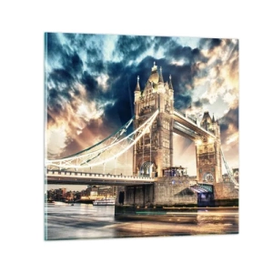 Tablou pe sticlă - Un monument al imperiului victorian - 60x60 cm