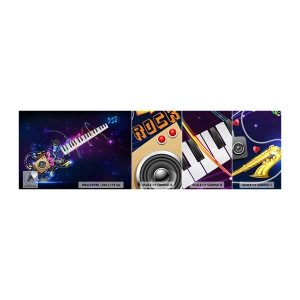 Mostră tapet autocolant Deluxe Sticker - Și totul este în regulă - Abstracția, Un instrument muzical, Muzică - 100x30 cm
