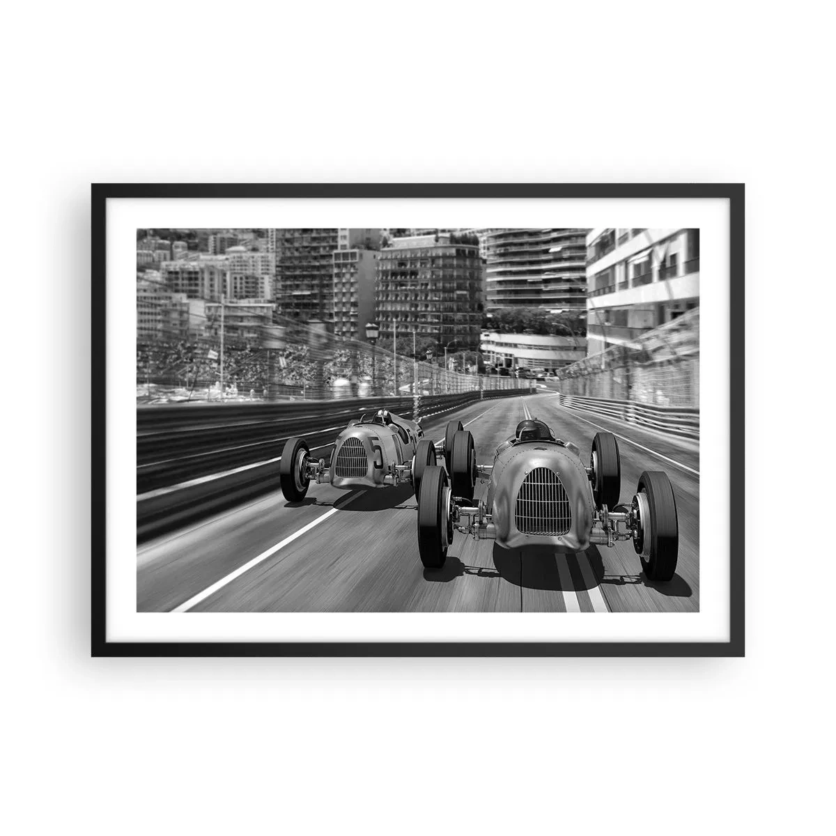 Poster în ramă neagră - A fost odată ca niciodată în Monte Carlo - 70x50 cm
