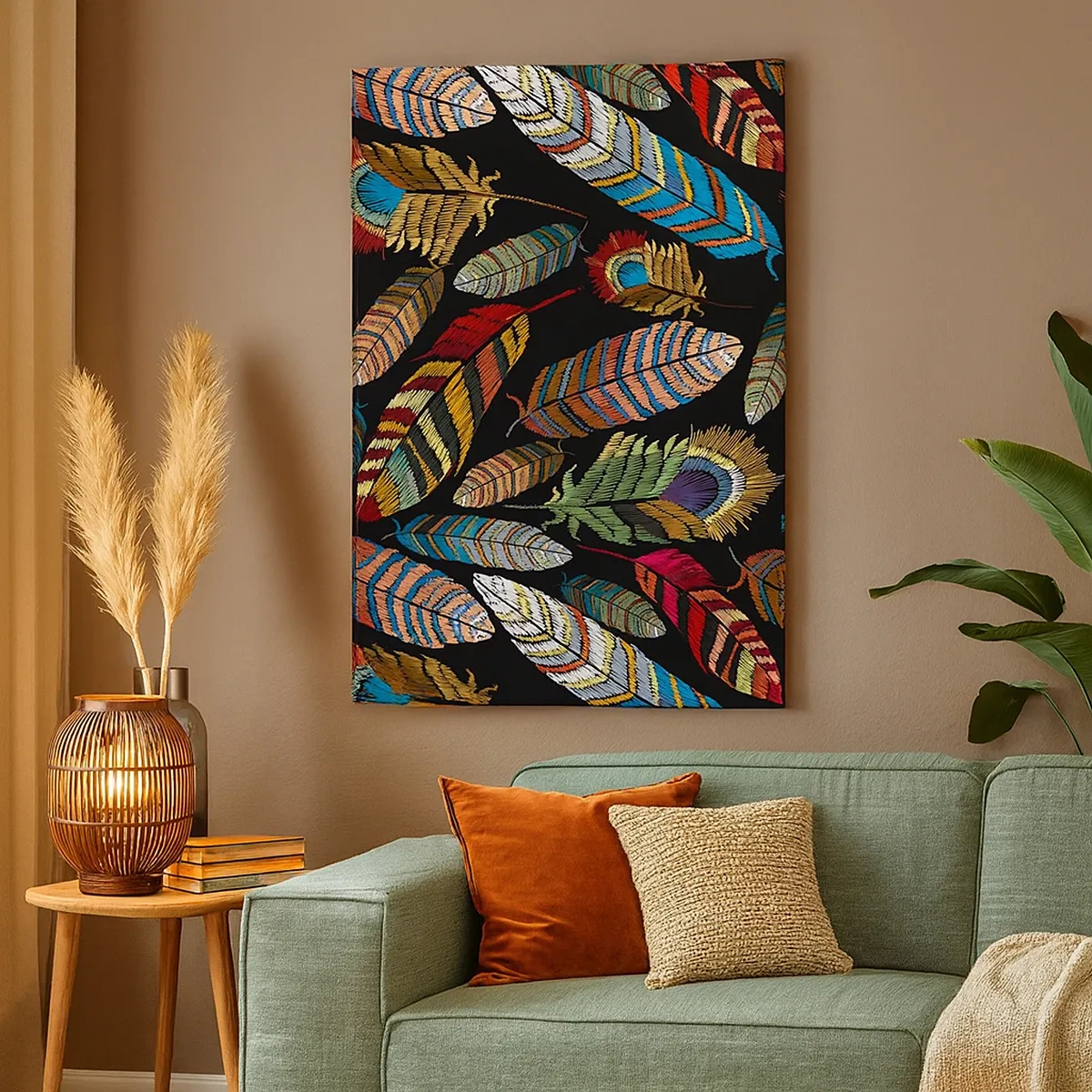 Tablou pe pânză - Carnavalul păsărilor - 50x70 cm