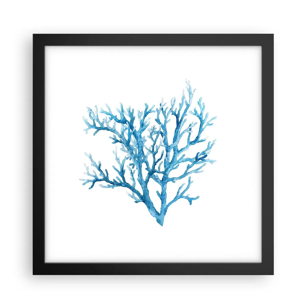 Poster în ramă neagră - Filigranul marin - 30x30 cm
