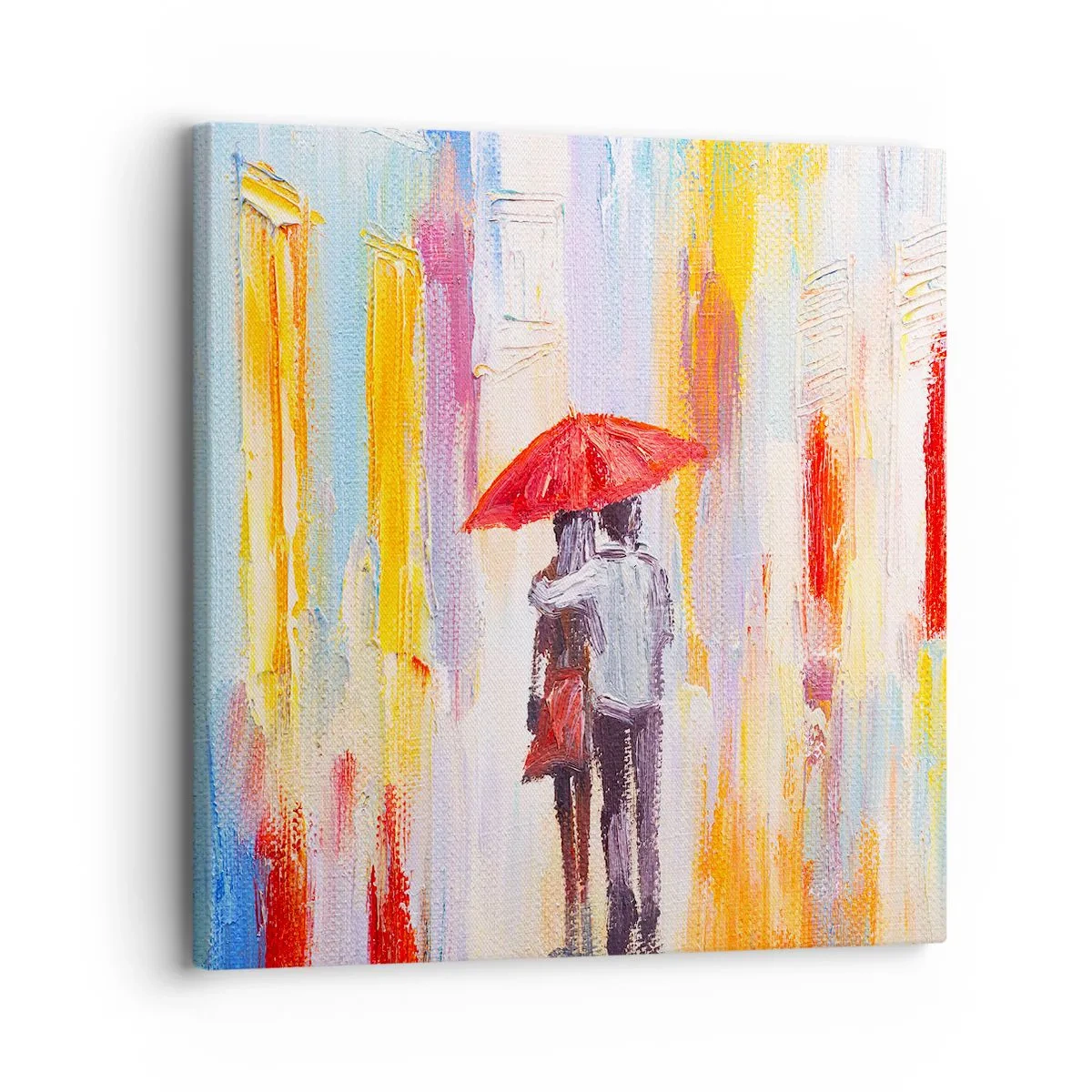 Tablou pe pânză - Să plouă în continuare - 30x30 cm