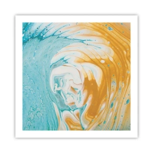 Poster - Vârtej de pastel - 60x60 cm