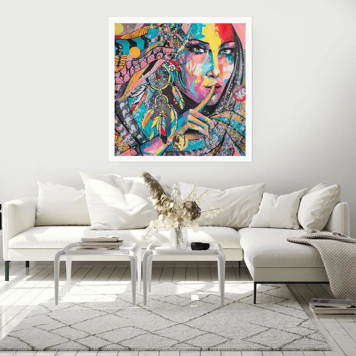 Poster - Taci până când înțelegi - 40x40 cm