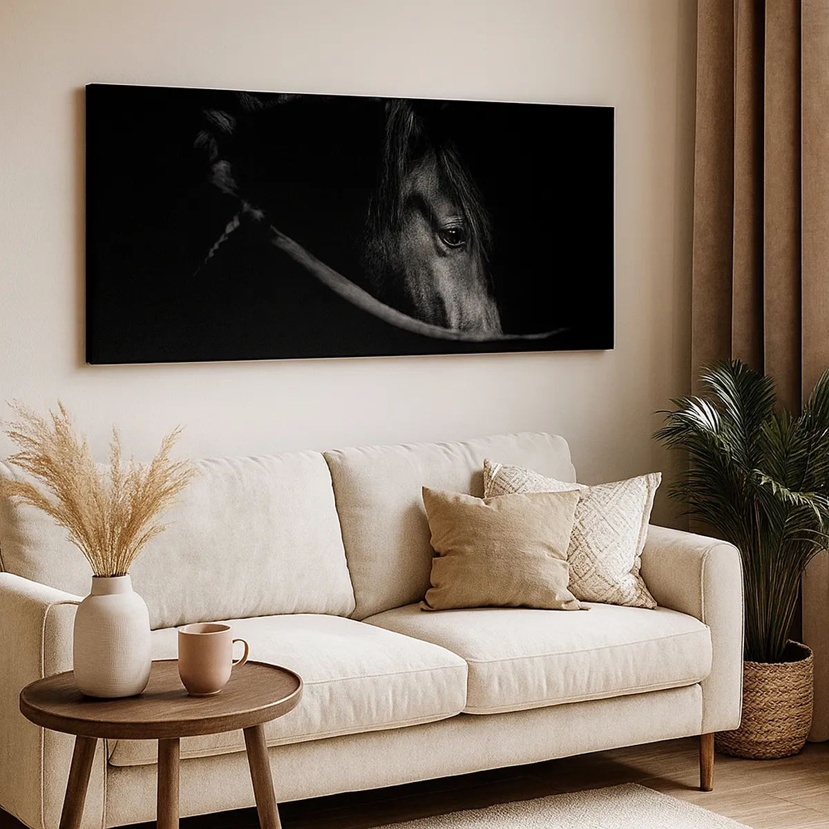 Tablou pe pânză - Prințul negru - 30x30 cm