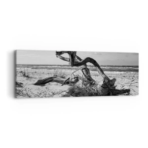 Tablou pe pânză - Sculptură marină - 90x30 cm