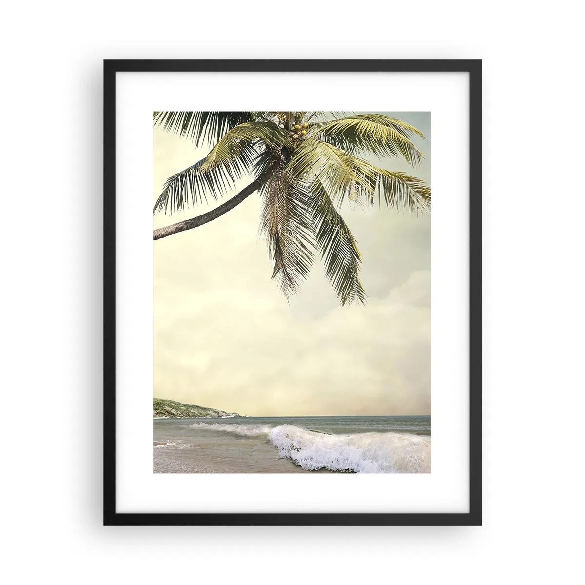 Poster în ramă neagră - Vis tropical - 40x50 cm