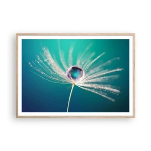 Poster în ramă de stejar deschis - Moment mistic - 100x70 cm