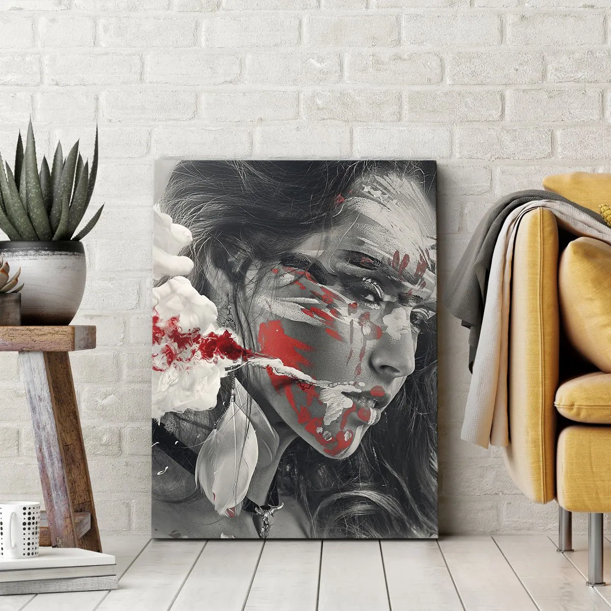 Tablou pe pânză - În aburul absurdului - 50x70 cm