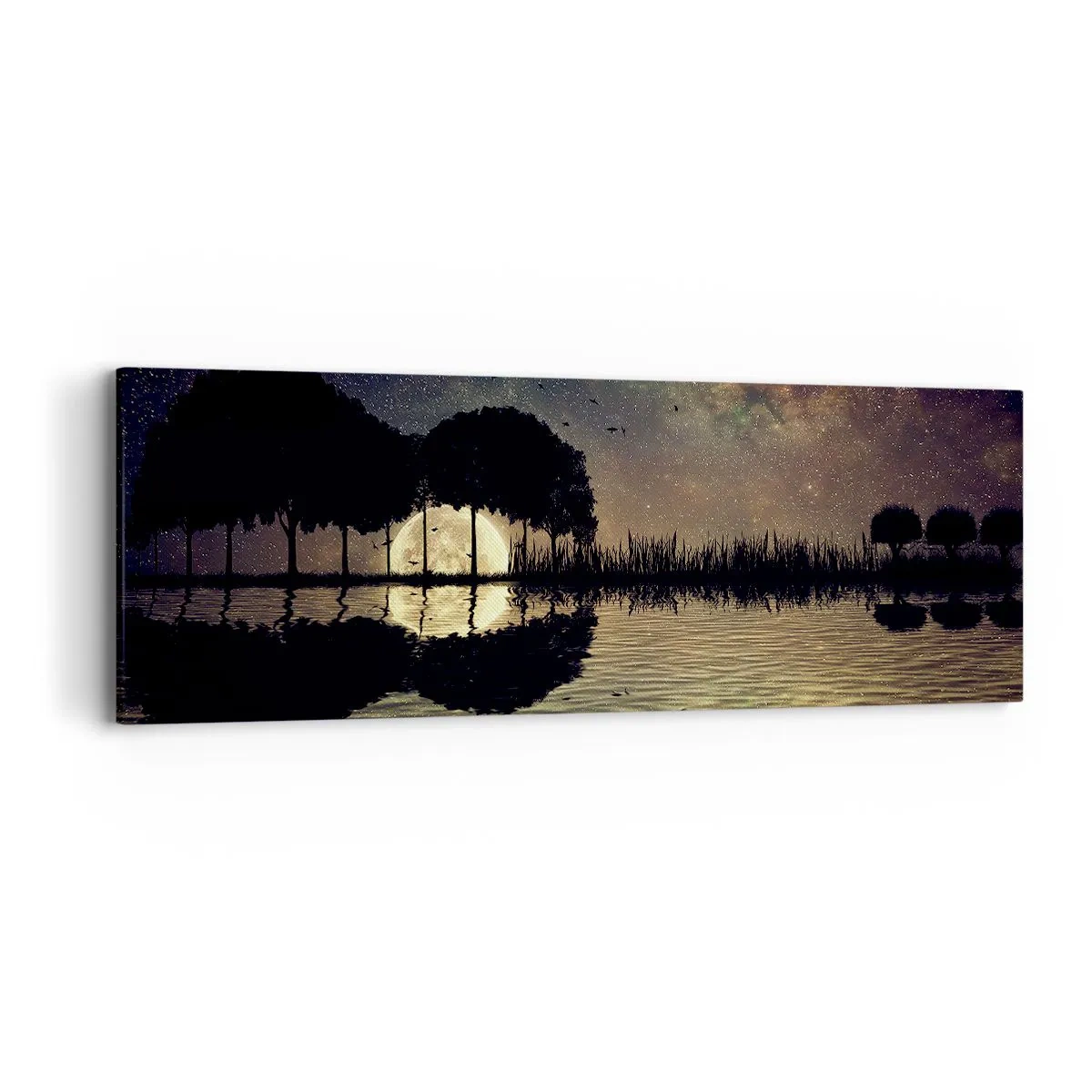 Tablou pe pânză - O noapte la capătul lumii - 90x30 cm
