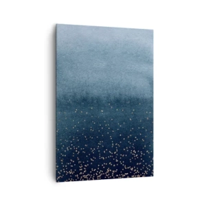 Tablou pe pânză - Compoziție - faze albastre - 70x100 cm