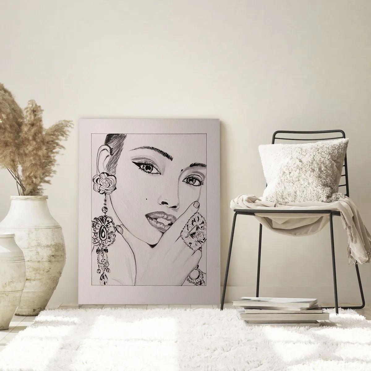 Tablou pe sticlă - Cea mai frumoasă bijuterie - 50x70 cm