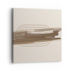 Tablou pe pânză - O adiere de gri - 40x40 cm