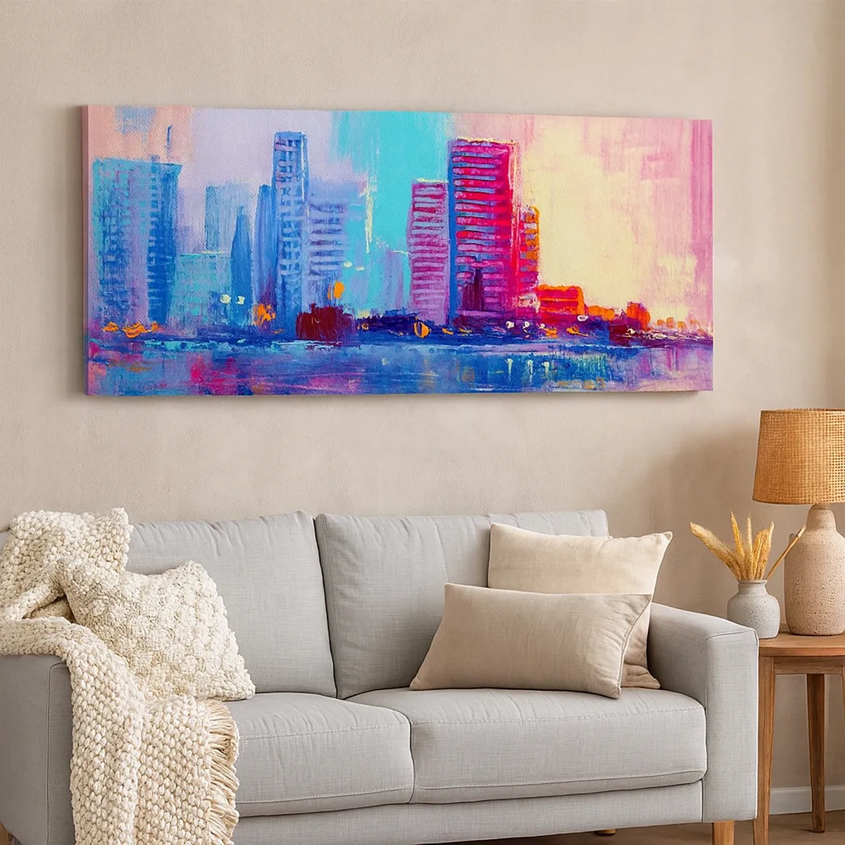 Tablou pe pânză - Scăldate în culoare - 30x30 cm