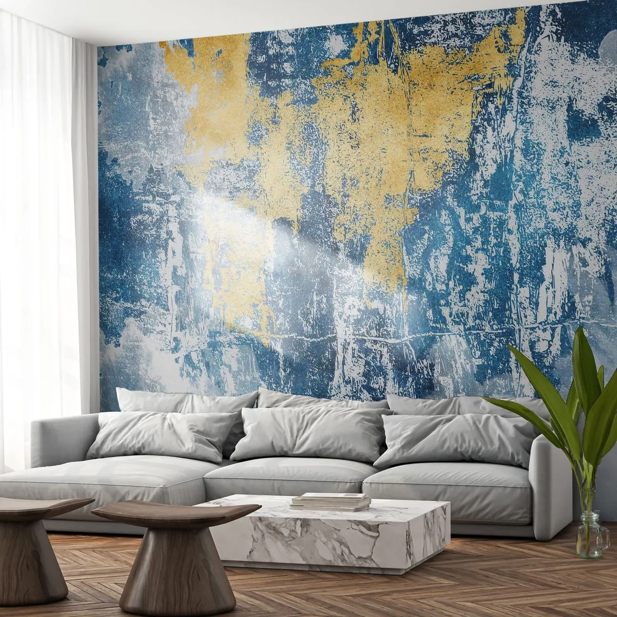 Tapet Standard Eco - Abstracție de vreme - Abstracția, Bucată, Petele - 250x175 cm