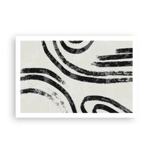 Poster - Pe jumătate oprit - 91x61 cm