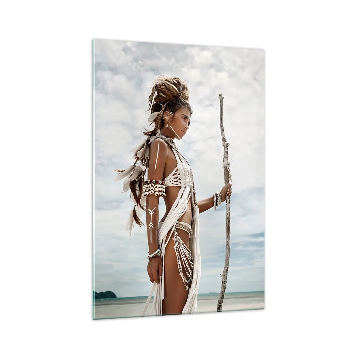 Tablou pe sticlă - Regina tropicelor - 70x100 cm