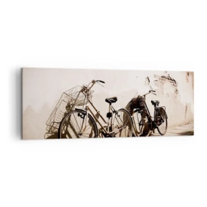 Tablou pe pânză - Farmecul de neuitat al trecutului - 140x50 cm