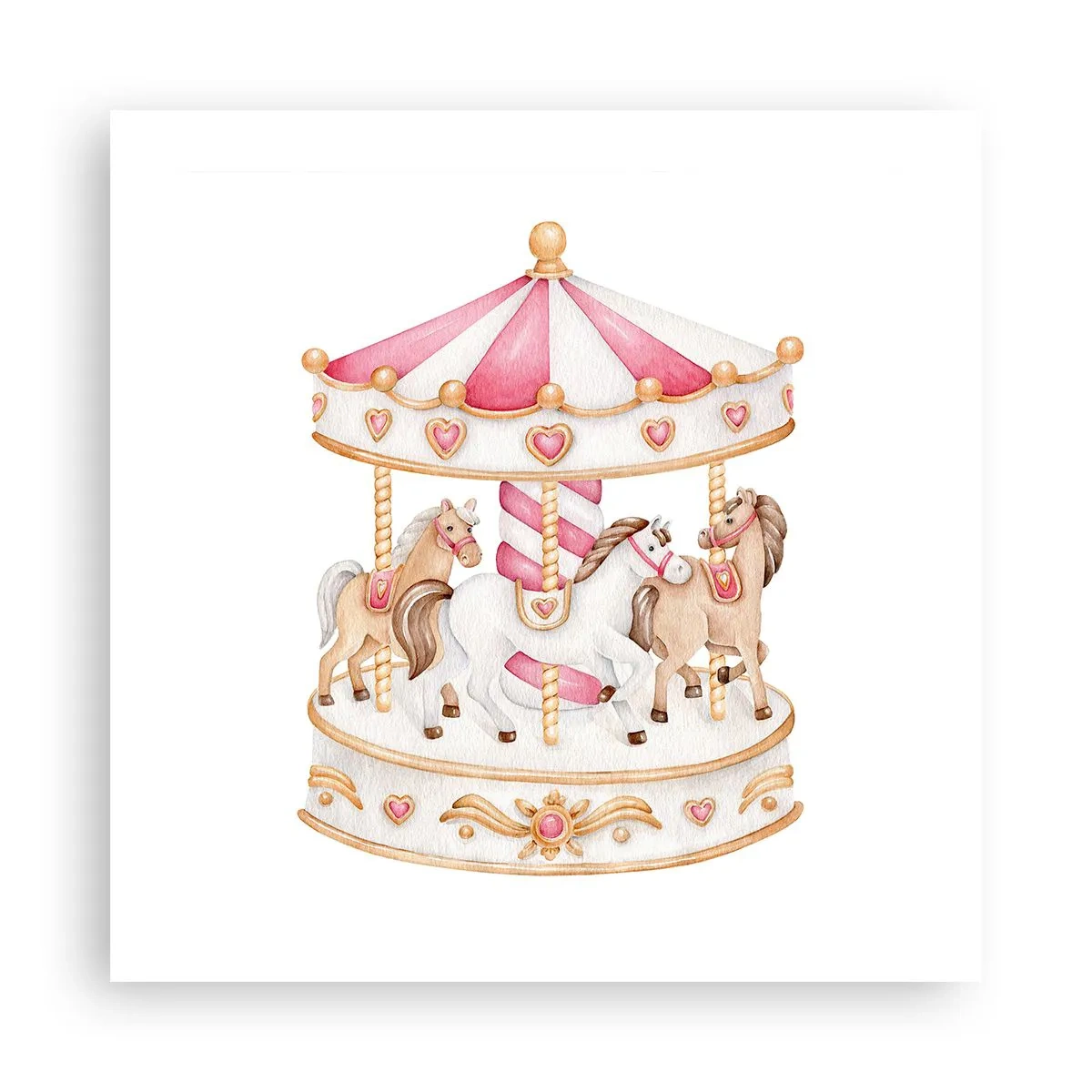 Poster - Lumea dulce a copilăriei - 50x50 cm