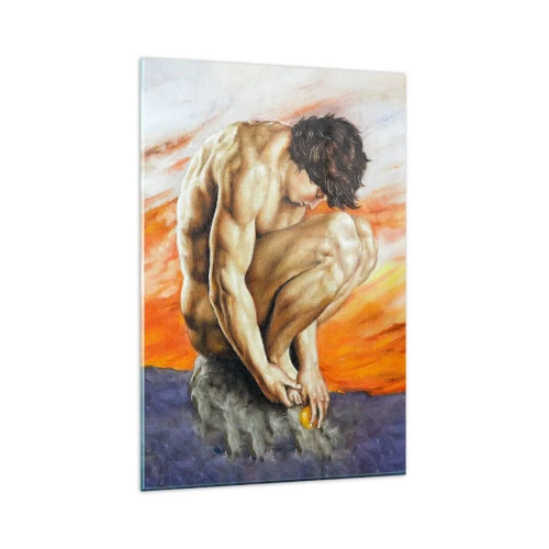 Tablou pe sticlă - Ascultându-se pe sine - 80x120 cm