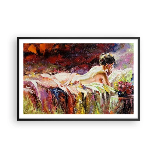 Poster în ramă neagră - Venus în gând - 91x61 cm