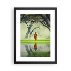 Poster în ramă neagră - Pe drumul spre iluminare - 30x40 cm