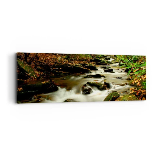 Tablou pe pânză - Ca argintul lichid - 90x30 cm