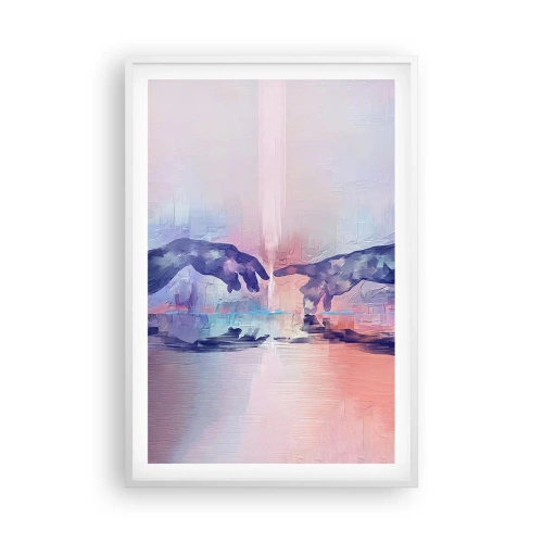 Poster în ramă albă - Scânteia divină a vieții - 61x91 cm