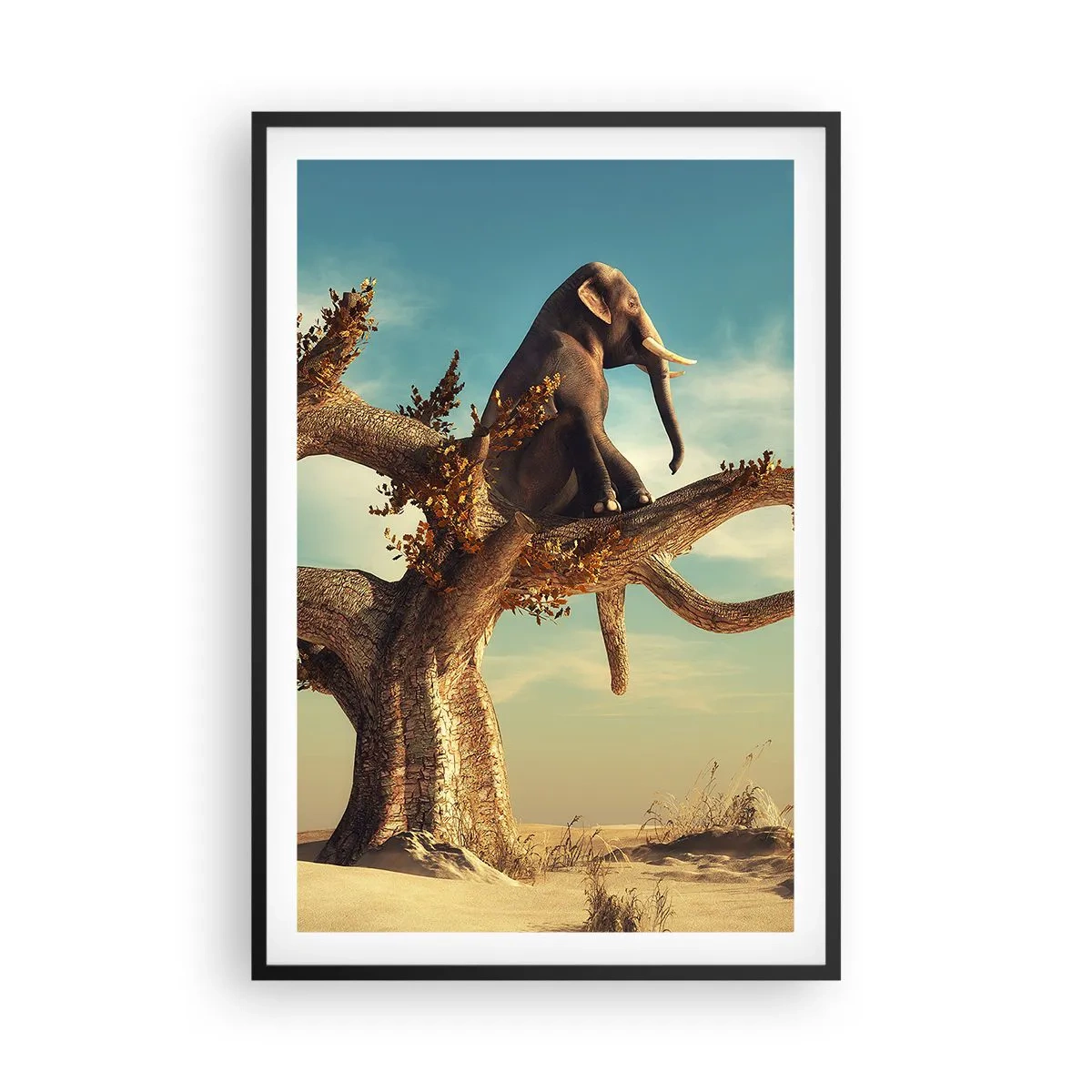 Poster în ramă neagră - Un nou punct de vedere - 61x91 cm