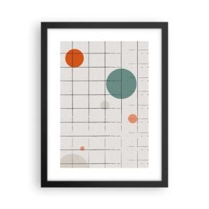 Poster în ramă neagră - În capcană. Noi sau ele? - 30x40 cm