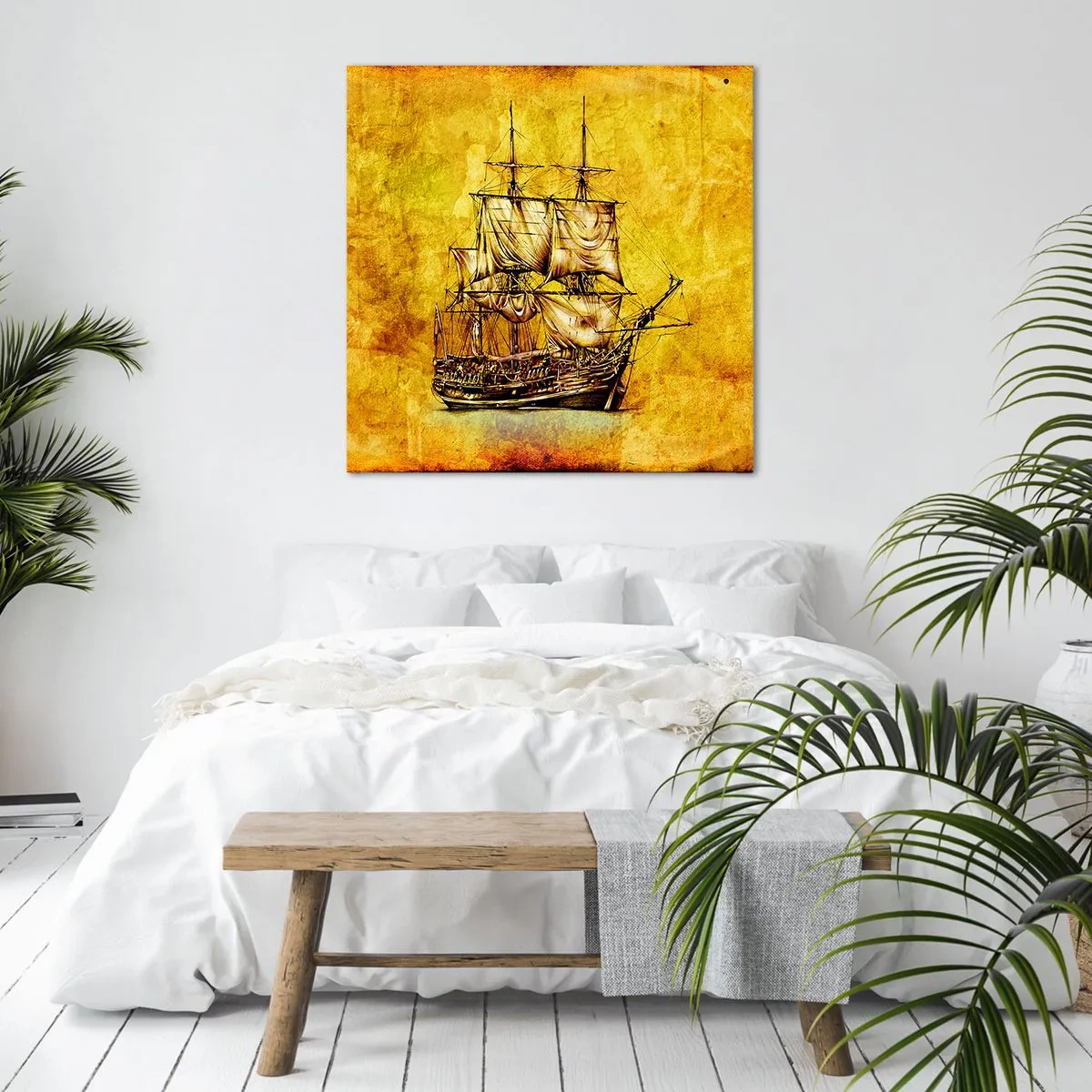 Tablou pe pânză - Ne îndreptăm spre Tortuga! - 60x60 cm