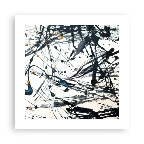 Poster - Abstracție expresionistă - 40x40 cm