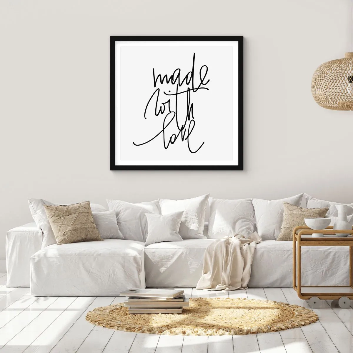 Poster în ramă neagră - Cel mai bun brand - 60x60 cm