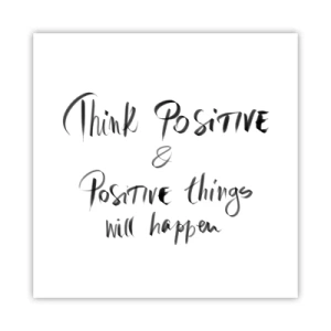 Poster - Cum să trăim bine? - 60x60 cm