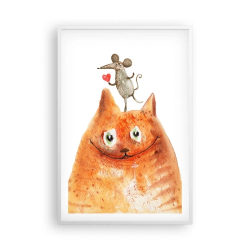 Poster în ramă albă - Paradoxurile iubirii - 61x91 cm