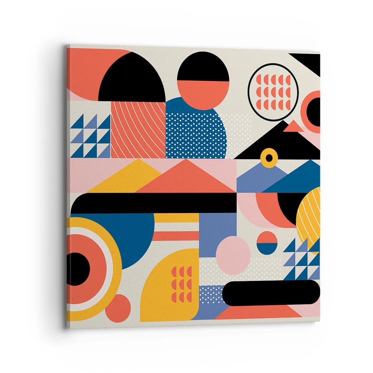 Tablou pe pânză - Compoziție: joacă-te - 70x70 cm