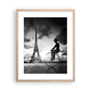 Poster în ramă de stejar deschis - Dorul de Belle Epoque - 40x50 cm