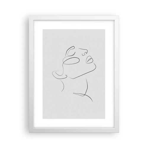 Poster în ramă albă - Meandrele unui vis - 30x40 cm