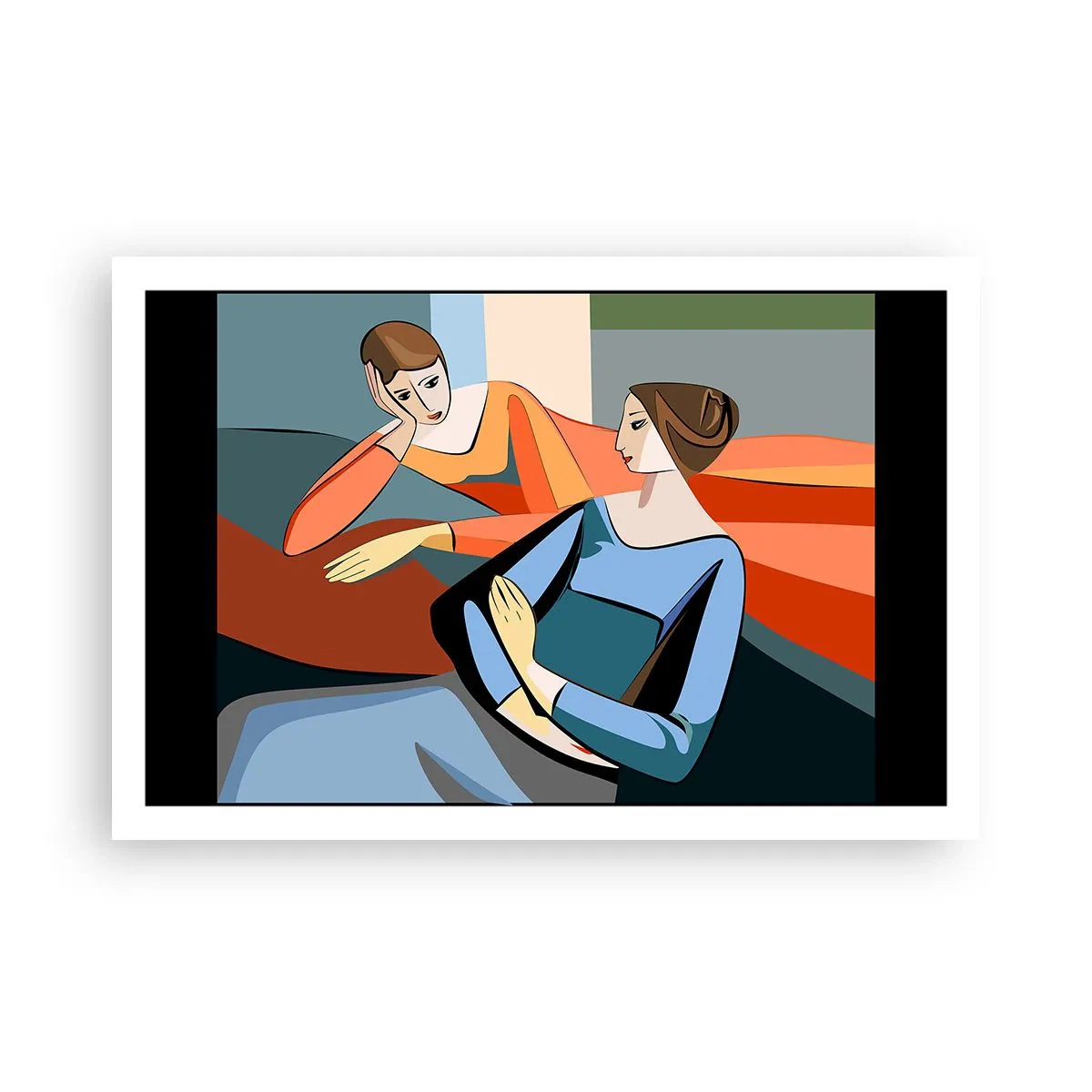 Poster - Un moment de confidențe - 91x61 cm