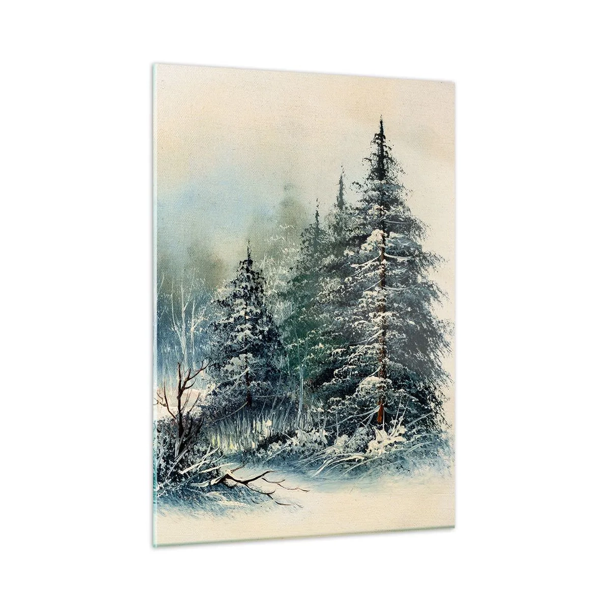 Tablou pe sticlă - Gata pentru Crăciun - 50x70 cm